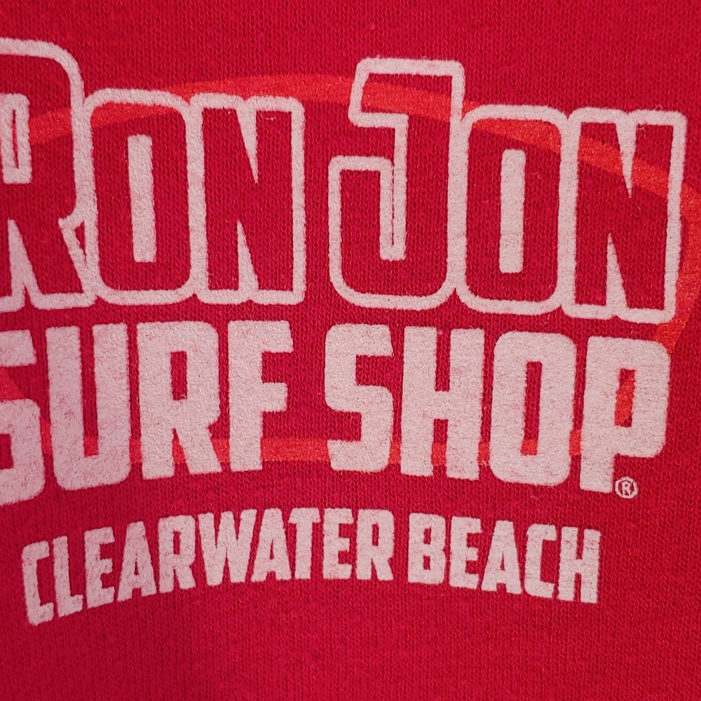 Ron Jon Surf Shop Surfer Dude Red Sweatshirt
